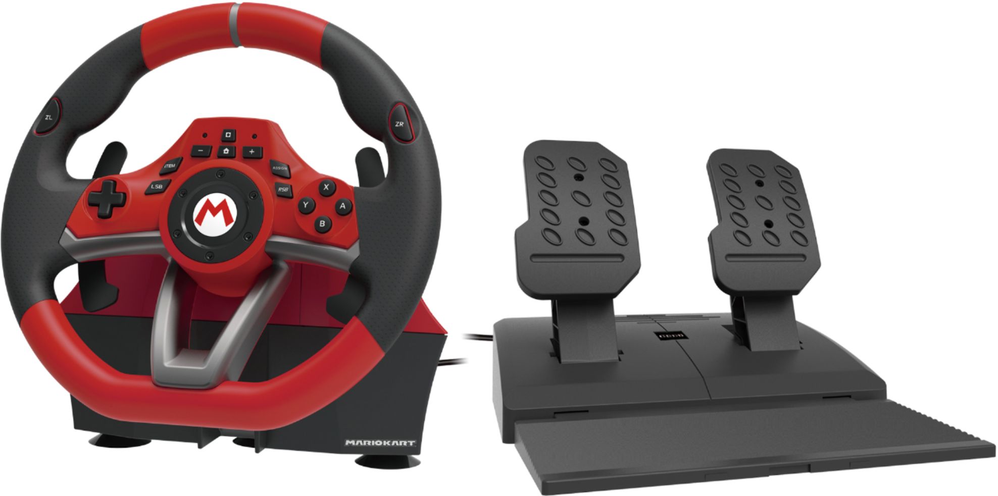 Hori Mario Kart Racing Pro Deluxe for Nintendo Switch Red NSW-228U