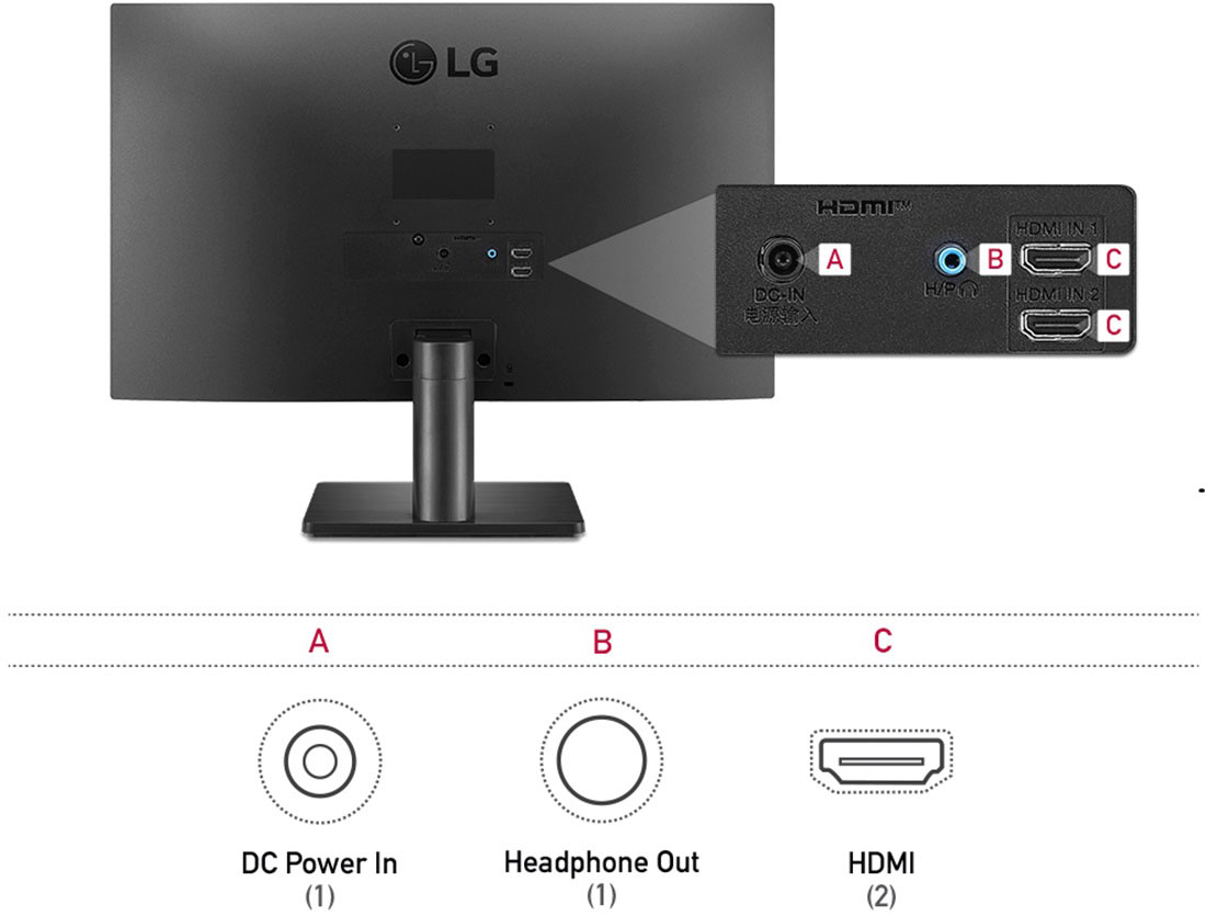 LG 24 IPS LED FHD 75Hz FreeSync Monitor (HDMI, VGA) Black 24ML44B-B - Best  Buy