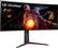 Angle. LG - UltraGear 34” IPS Curved 1-ms G-SYNC Ultimate Monitor with HDR (HDMI, DisplayPort, USB) - Black.