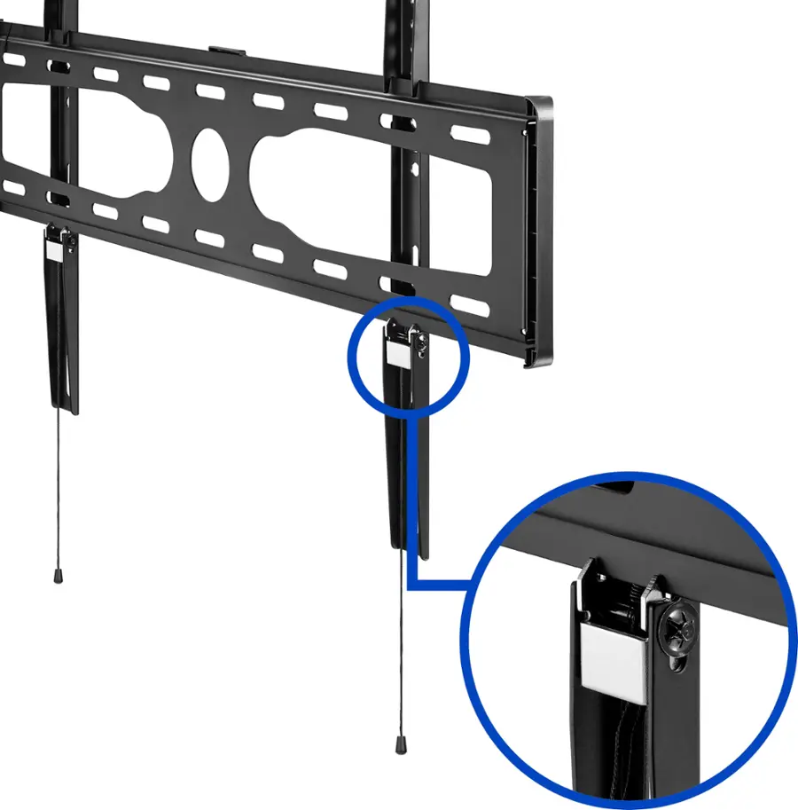 Alt View 13. Best Buy essentials™ - Fixed TV Wall Mount for Most 37–90" TVs - Black.