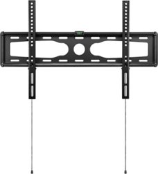 Best Buy essentials™ - Fixed TV Wall Mount for Most 37–90" TVs - Black - Alt_View_Zoom_11