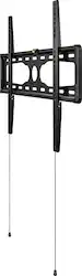 Best Buy essentials™ - Fixed TV Wall Mount for Most 37–90" TVs - Black - Front_Zoom