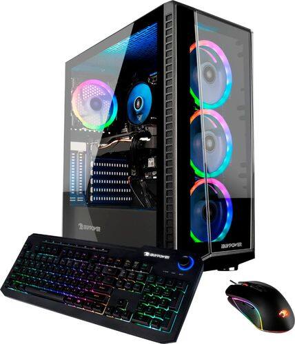 iBUYPOWER - TraceMR Gaming Desktop - Intel i5-10400F - 8GB Memory - NVIDIA GeForce GT 1030 2GB - 480GB SSD