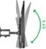 Alt View 14. Best Buy essentials™ - Full Motion TV Wall Mount for Most 19–50" TVs - Black.