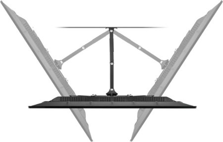Best Buy essentials™ - Full Motion TV Wall Mount for Most 19–50" TVs - Black_3