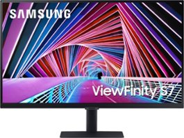 Samsung - A700 Series 32" LED 4K UHD Monitor with HDR - Black - Front_Zoom