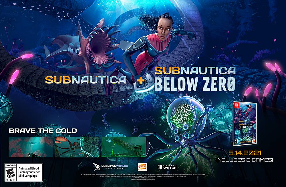 Left. BANDAI NAMCO Entertainment - Subnautica + Subnautica: Below Zero.