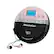 Front. Studebaker - Joggable Personal CD Player with Wireless FM Transmission and FM PLL Radio - Pink/Black.