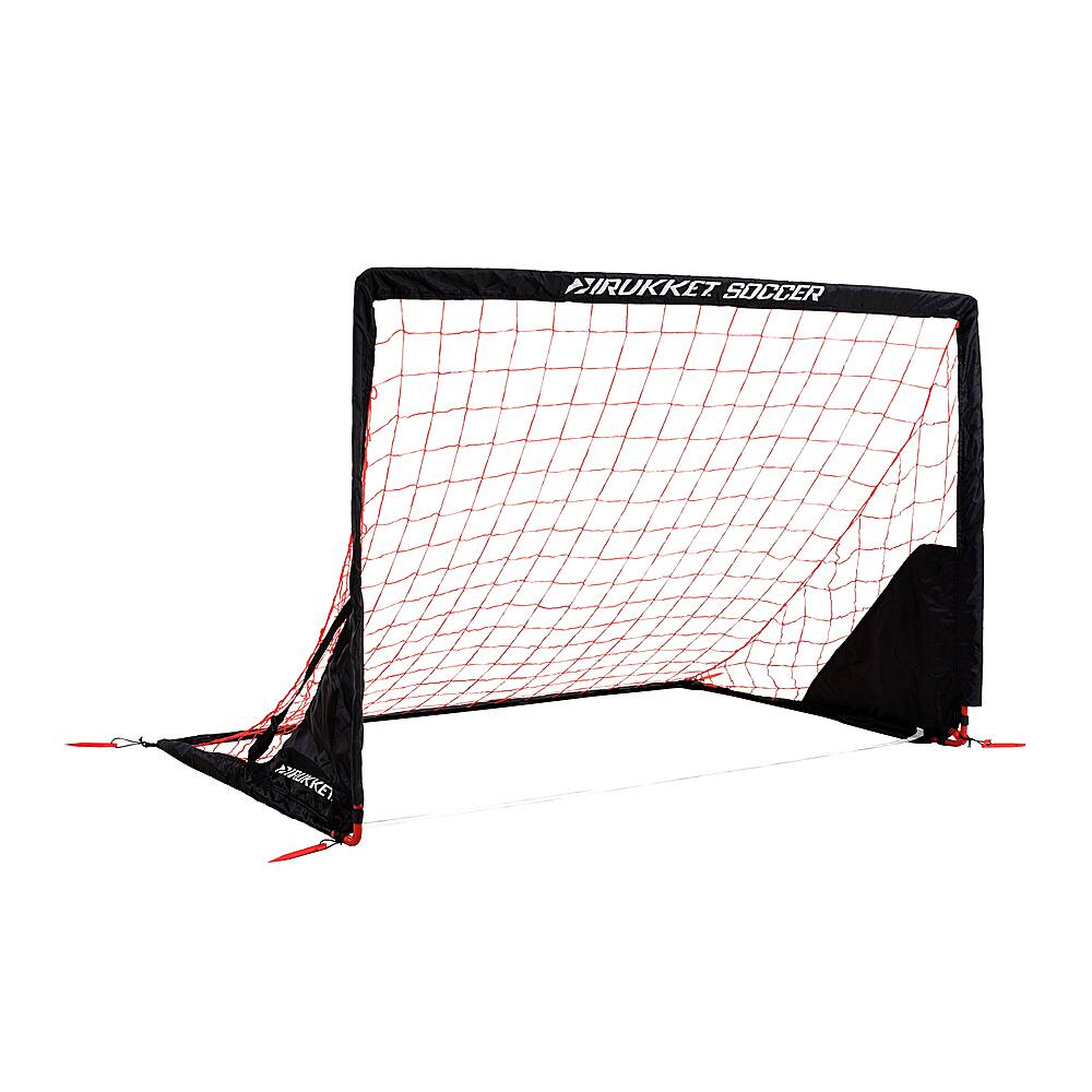 Angle View: Rukket Sports - 8x6Ft Travel Practice Foldable Soccer Goal Net - 14