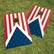 Alt View 12. Triumph - Outdoor Tournament Moisture Resistant Patriotic Bean Bag Toss Game Set.