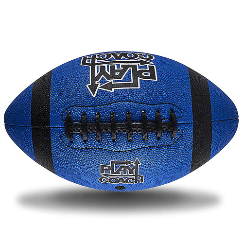 PlayCoach - Peewee High-Quality Unique Grip Youth Football for Kids 6 to 9 - Blue