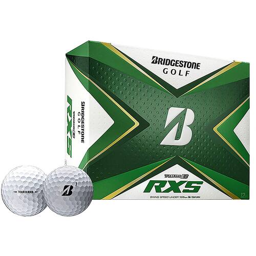 Bridgestone Golf - 2020 Tour B RXS Golf Balls with REACTIV Cover, One Dozen - White