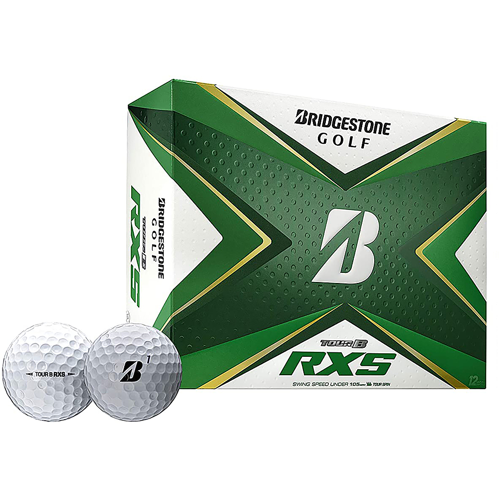 Bridgestone Golf - 2020 Tour B RXS Golf Balls with REACTIV Cover, One Dozen - White