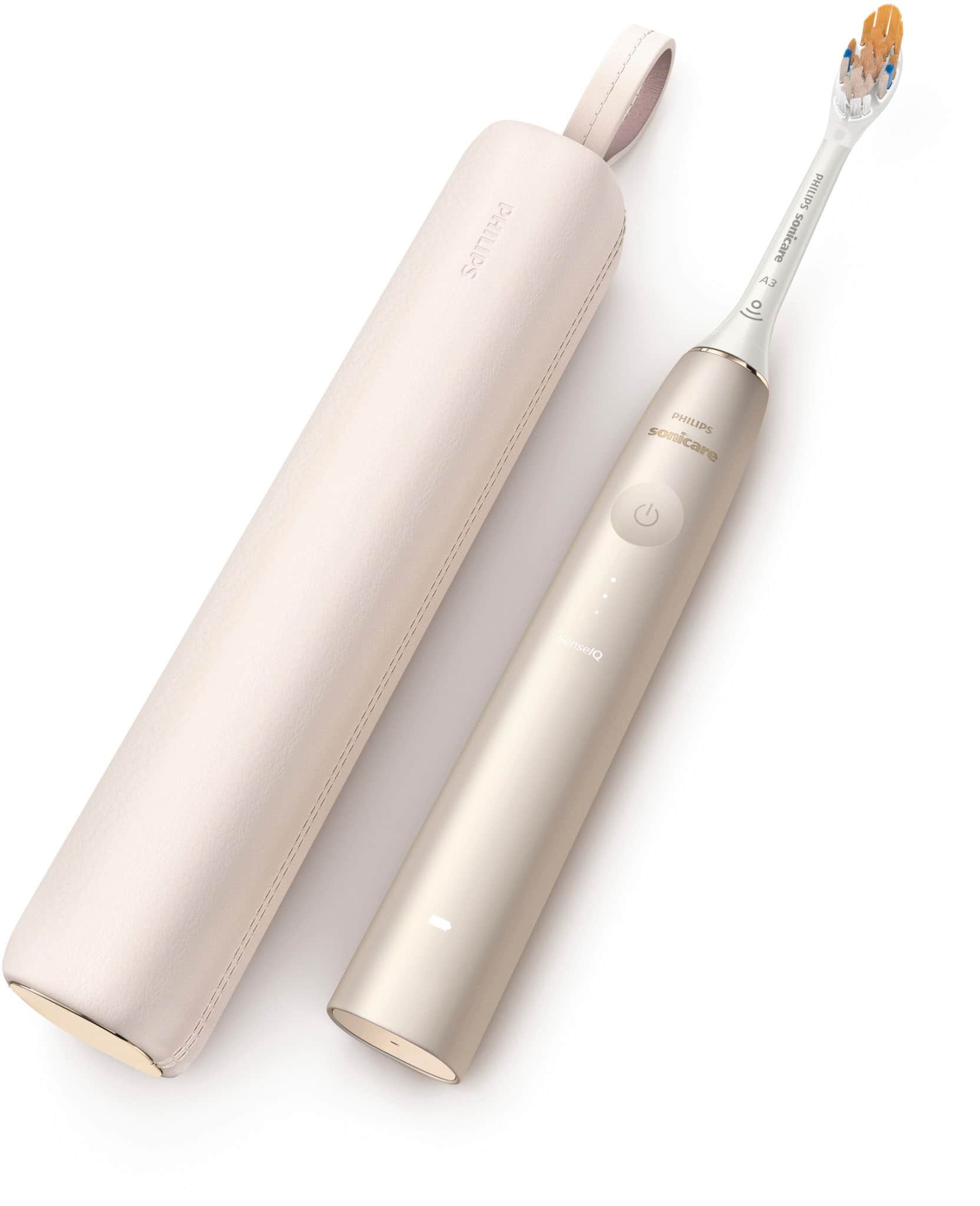 Alt View 32. Philips Sonicare - 9900 Prestige Rechargeable Electric Toothbrush with SenseIQ - Champagne.