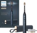 Left. Philips Sonicare - 9900 Prestige Rechargeable Electric Toothbrush with SenseIQ - Midnight.
