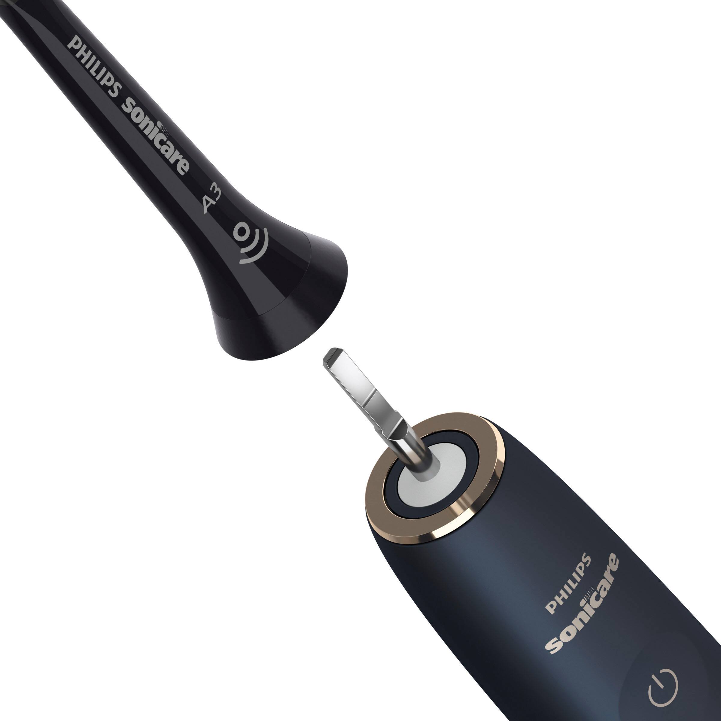 Alt View 15. Philips Sonicare - 9900 Prestige Rechargeable Electric Toothbrush with SenseIQ - Midnight.