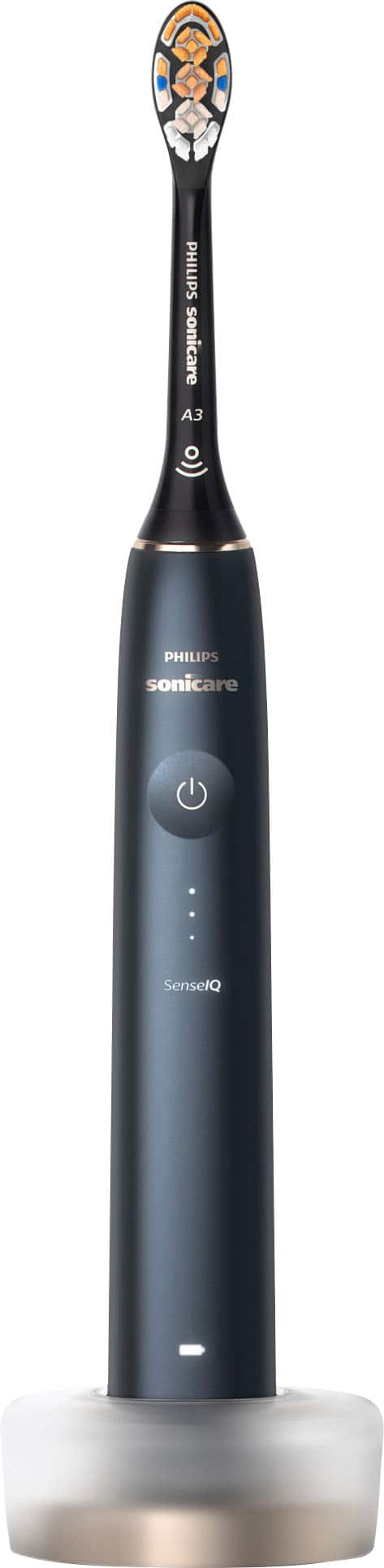 Alt View 29. Philips Sonicare - 9900 Prestige Rechargeable Electric Toothbrush with SenseIQ - Midnight.