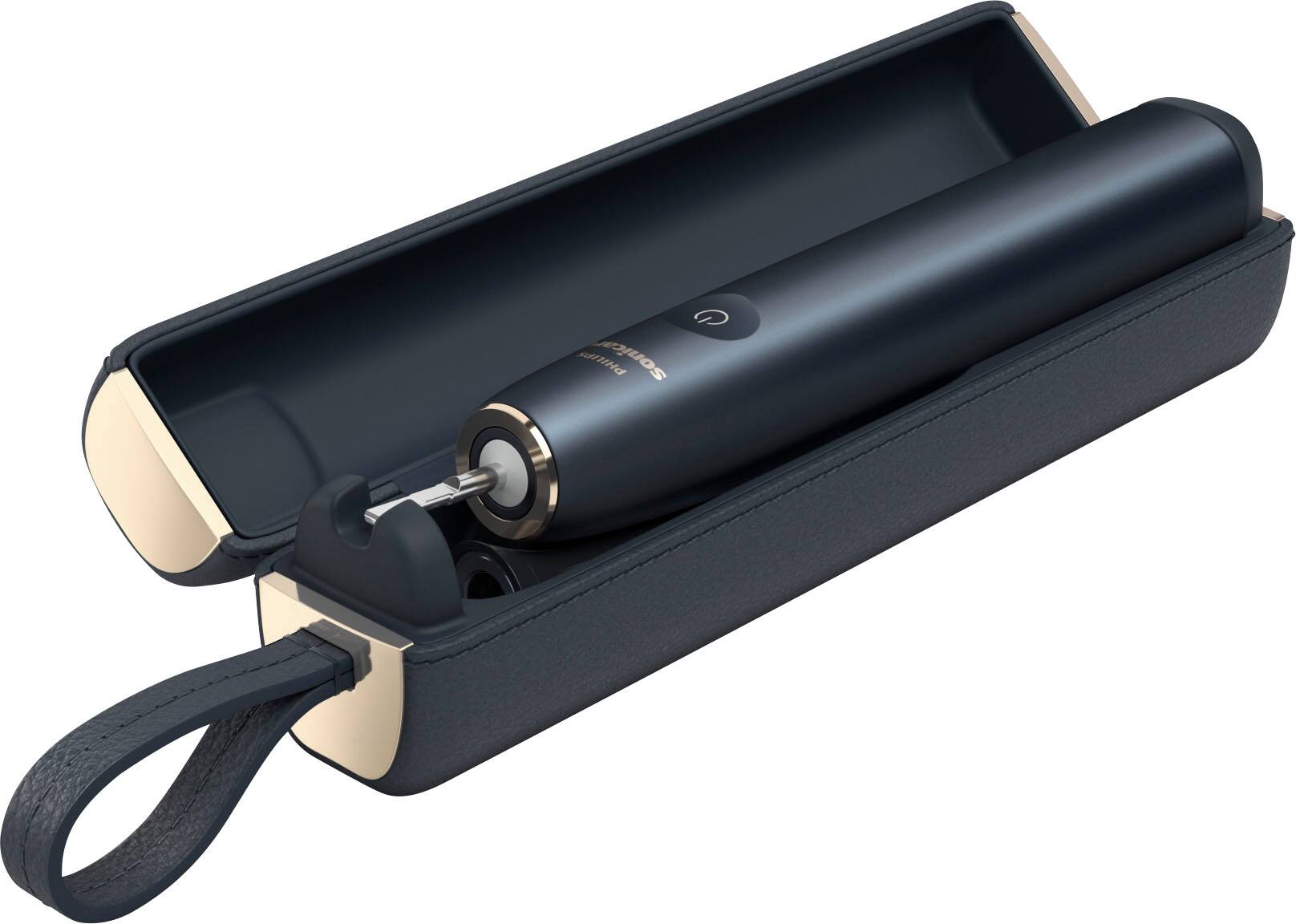 Alt View 31. Philips Sonicare - 9900 Prestige Rechargeable Electric Toothbrush with SenseIQ - Midnight.