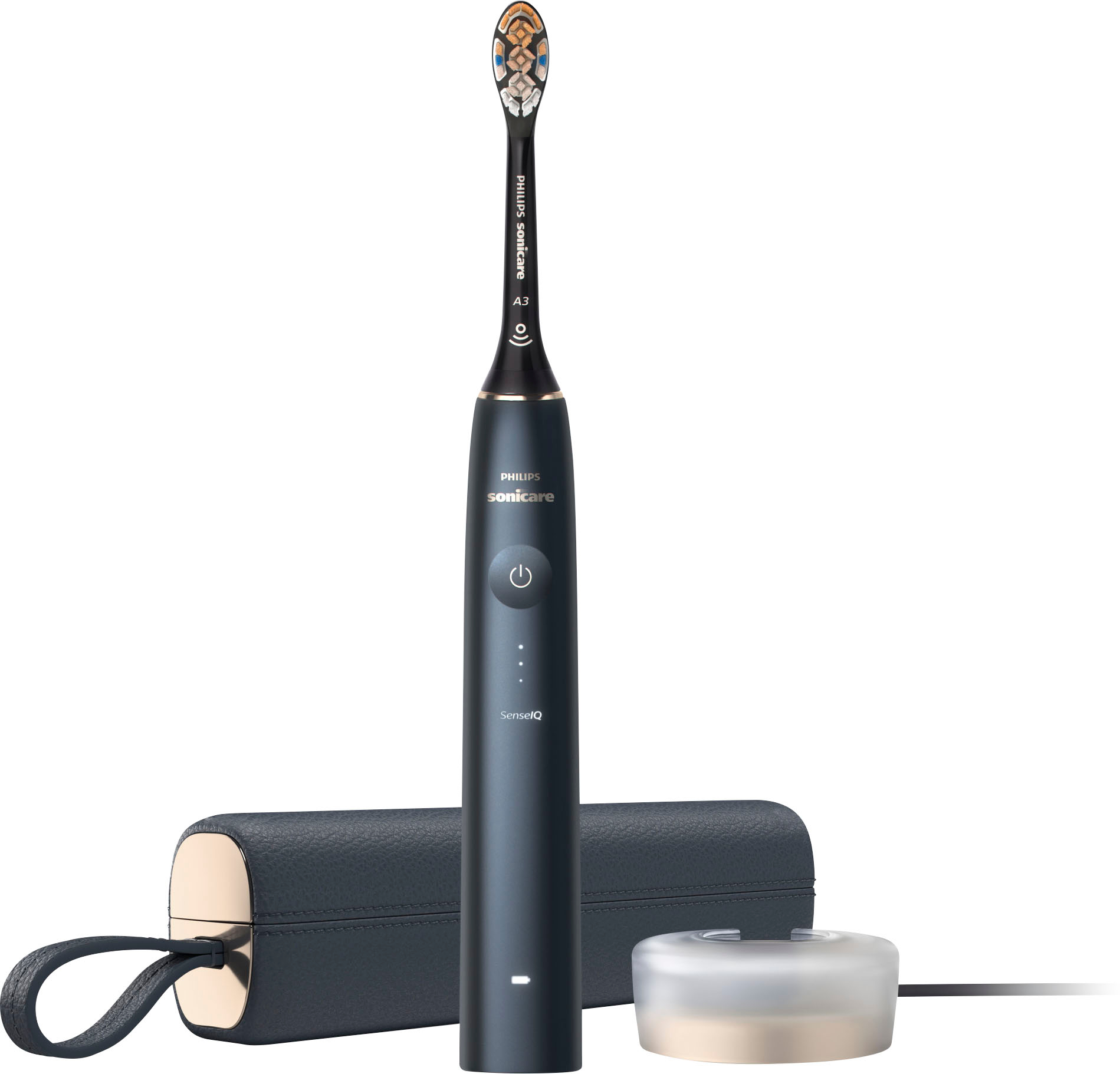 Philips Sonicare 9900 Prestige Rechargeable Electric Toothbrush with  SenseIQ, Midnight HX9990/12 - Midnight