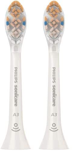 Philips Sonicare A3 Premium All-in-One Replacement Electric Toothbrush Head - White - 2pk