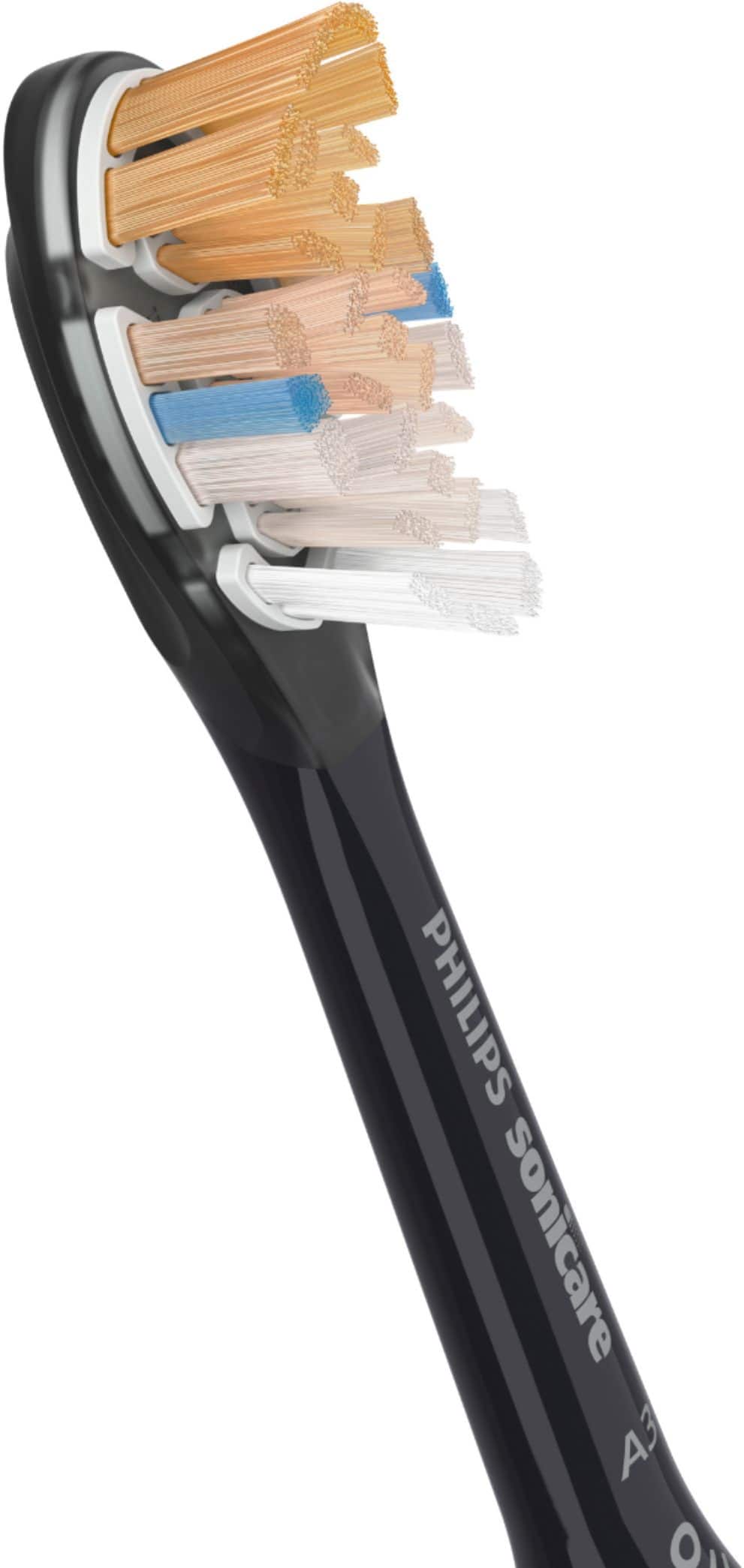 Alt View 13. Philips Sonicare - Premium All-in-One (A3) Replacement Toothbrush Heads, (2-pack) - Black.