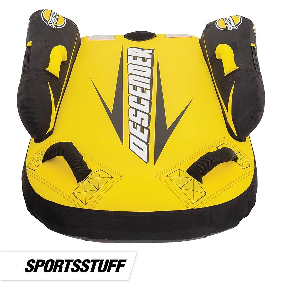 Angle View: SPORTSSTUFF - DESCENDER Sports Tube, 45" - Black/Yellow