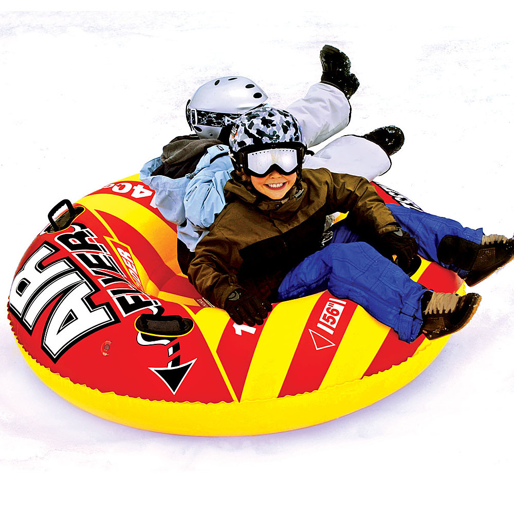 Angle View: SPORTSSTUFF - CLASSIC 2 Plastic Sled, 48" - Red