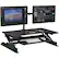 Left. Mount-It! - Sit-Stand Desk Converter with Dual Monitor Mount up to 32" - Black.