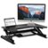 Angle. Mount-It! - Wide Standing Desk Converter With Gas Spring - Black.