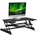 Alt View 11. Mount-It! - Wide Standing Desk Converter with Gas Spring - Black.