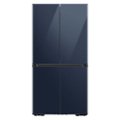 Front Zoom. Samsung - BESPOKE 23 cu. ft. 4-Door Flex™ French Door Counter Depth Refrigerator with WiFi and Customizable Panel Colors - Navy glass.