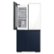 Alt View Zoom 20. Samsung - BESPOKE 23 cu. ft. 4-Door Flex French Door Counter Depth Smart Refrigerator with Customizable Panel Colors - Navy Glass.