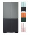 Samsung - BESPOKE 23 cu. ft. 4-Door Flex French Door Smart Refrigerator with Customizable Panels (panels sold separately) - Custom Panel Ready