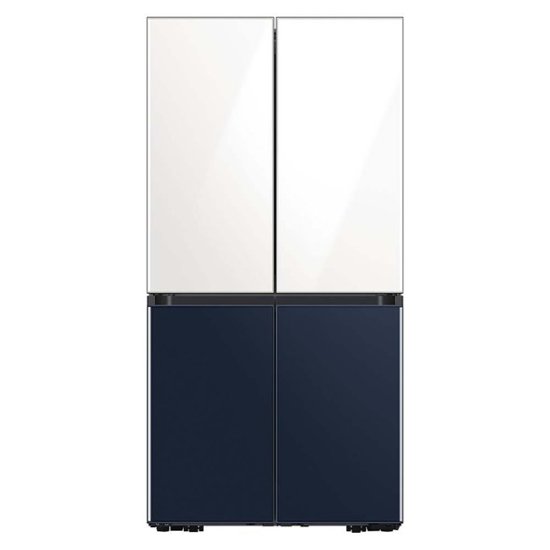 Alt View Zoom 11. Samsung - Bespoke 23 cu. ft. 4-Door Flex French Door Counter Depth Refrigerator with WiFi and Customizable panels - Custom Panel Ready.