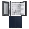 Alt View Zoom 14. Samsung - Bespoke 23 cu. ft. 4-Door Flex French Door Counter Depth Refrigerator with WiFi and Customizable panels - Custom Panel Ready.