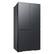 Alt View 11. Samsung - BESPOKE 23 cu. ft. 4-Door Flex French Door Counter Depth Smart Refrigerator with Customizable Panel Colors - Matte Black Steel.