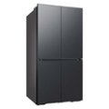 Alt View Zoom 11. Samsung - BESPOKE 29 cu. ft. 4-Door Flex™ French Door Refrigerator with WiFi and Customizable Panel Colors - Matte black steel.