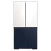 Samsung - Bespoke 29 cu. ft. 4-Door Flex French Door Refrigerator with WiFi and Customizable panels - Custom Panel Ready