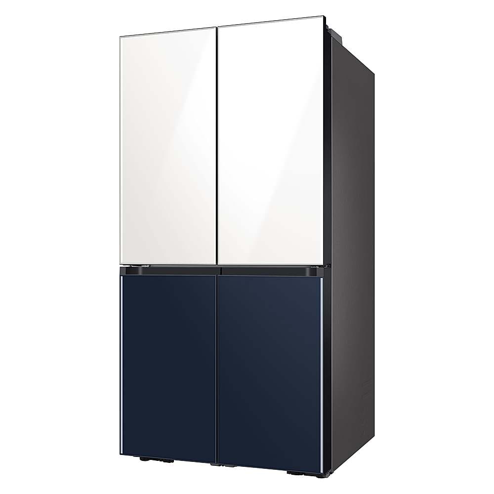 Alt View 22. Samsung - BESPOKE 29 cu. ft. 4-Door Flex French Door Smart Refrigerator with Customizable Panels (panels sold separately) - Custom Panel Ready.