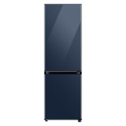Samsung - Bespoke 12.0 cu. ft. Bottom Freezer refrigerator - Navy Glass - Front_Zoom