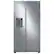 Front. Samsung - 27.4 cu. ft. Side-by-Side Smart Refrigerator with Large Capacity - Fingerprint Resistant Stainless Steel.