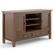 Angle. Simpli Home - Warm Shaker Solid Wood 47 inch Wide Transitional TV Media Stand For TVs up to 50 inches - Rustic Natural Aged Brown.