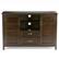 Left. Simpli Home - Burlington Solid Wood 54 inch Wide Transitional TV Media Stand For TVs up to 60 inches - Mahogany Brown.