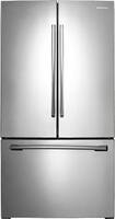 Samsung - 25.5 Cu. Ft. French Door Refrigerator with Filtered Ice Maker - Stainless steel - Front_Zoom