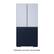 Alt View 13. Samsung - Bespoke 4-Door Flex Refrigerator Panel - Bottom Panel - Navy Steel.