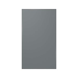 Samsung - BESPOKE 4-Door Flex™ Refrigerator Panel - Bottom Panel - Grey Glass
