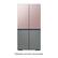 Alt View 11. Samsung - Bespoke 4-Door Flex Refrigerator Panel - Bottom Panel - Gray Glass.