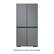 Alt View 16. Samsung - Bespoke 4-Door Flex Refrigerator Panel - Bottom Panel - Gray Glass.