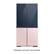 Alt View 15. Samsung - Bespoke 4-Door Flex Refrigerator Panel - Bottom Panel - Rose Pink Glass.