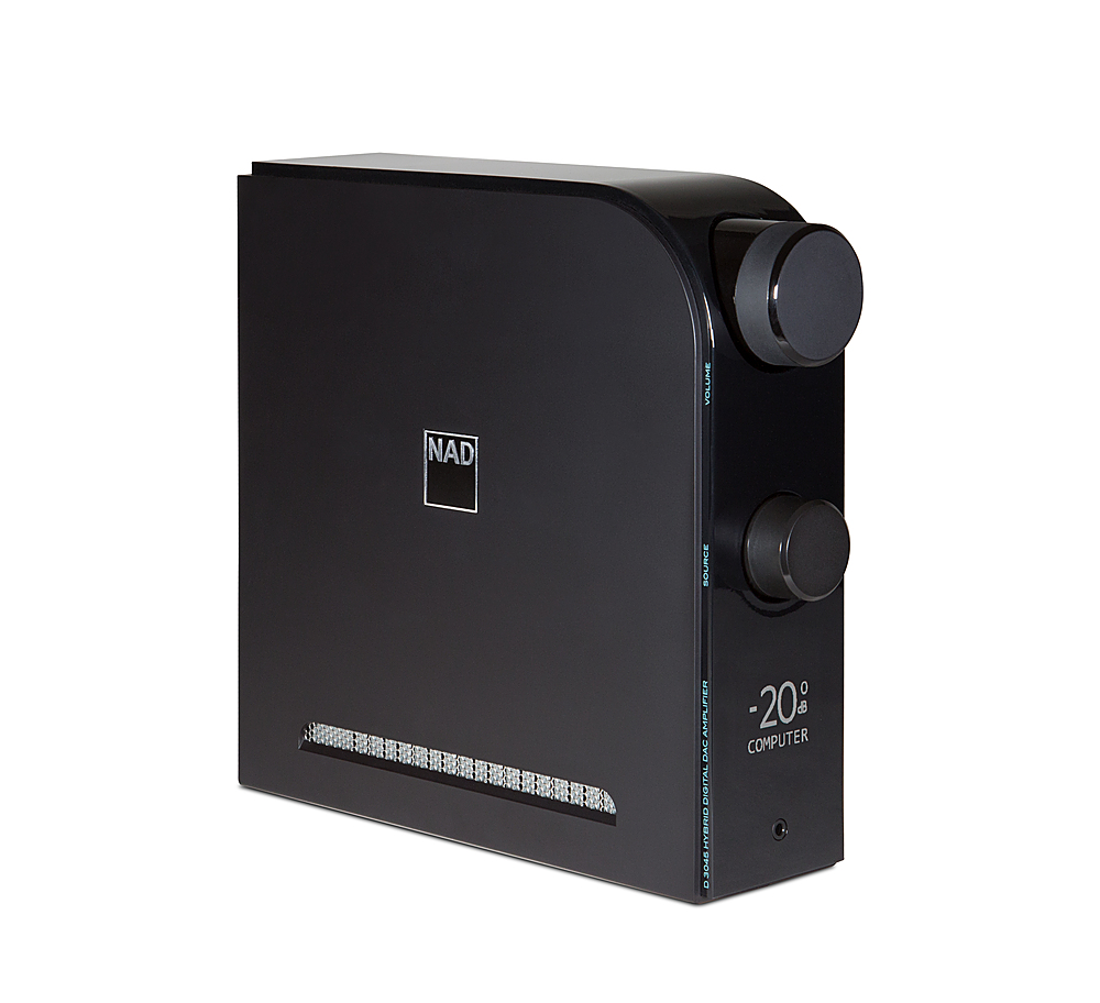 Angle View: NAD - D 3045 Hybrid Digital Amplifier - Black